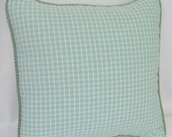 Decorative Pillow - Plaid Pillow - Vintage Pillow