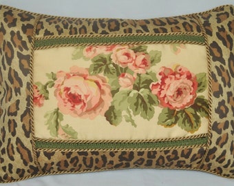 Decorative Pillow - Floral Pillow - Vintage Pillow