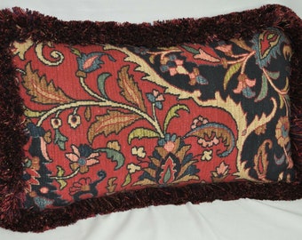 Decorative Pillow - Accent Pillow - Tapestry Pillow