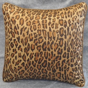Decorative Pillow - Accent Pillow - Cheetah Print Pillow
