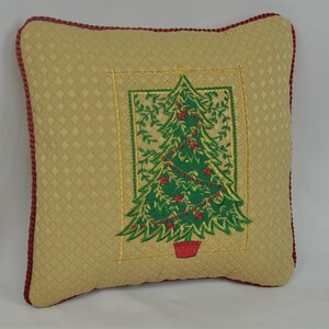 Christmas Decorations - Christmas Pillows - Embroidered Christmas Pillows