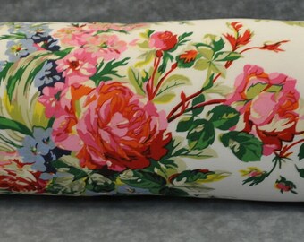 Bolster Accent Pillow - Vintage Floral Pillow