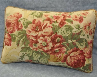 Accent Pillow - Decorative Pillow - Floral Pillows