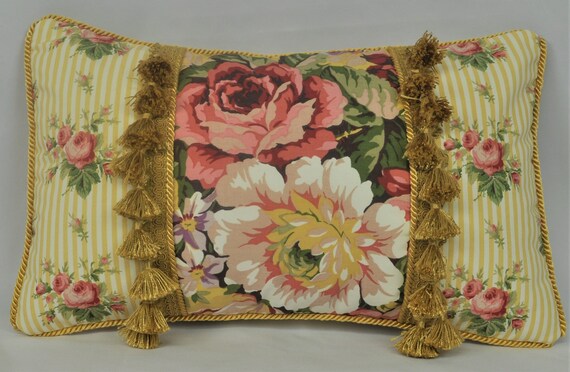 vintage floral pillows