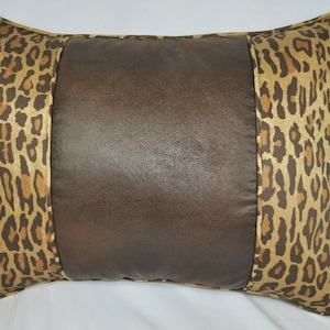 Decorative Pillow - Accent Pillow - Animal Print Pillow