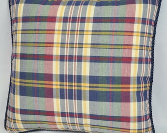 Accent Pillow - Decorative Pillow - Plaid Pillows