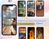 Spiritual Instagram Reels Customizable Canva Video (Digital Download #7)