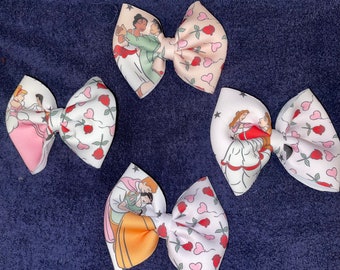Disney Princess Valentines Bows