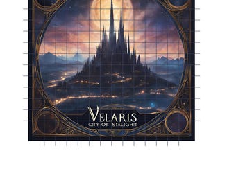 Velaris City of Starlight van ACOTAR SVG-afbeelding