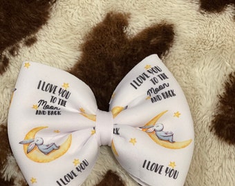 To the Moon and Back 5in Hairbow