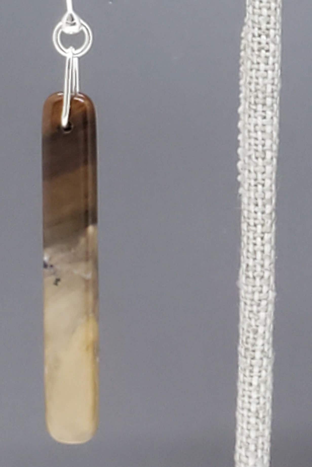 Pendientes gota Jasper de China Hollow Jasper pendientes Etsy