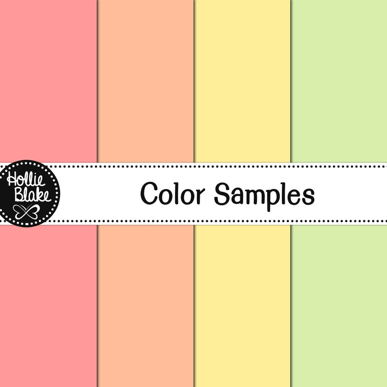 SALE 16 Pastel Solids Seamless Digital Papers Rainbow - Etsy