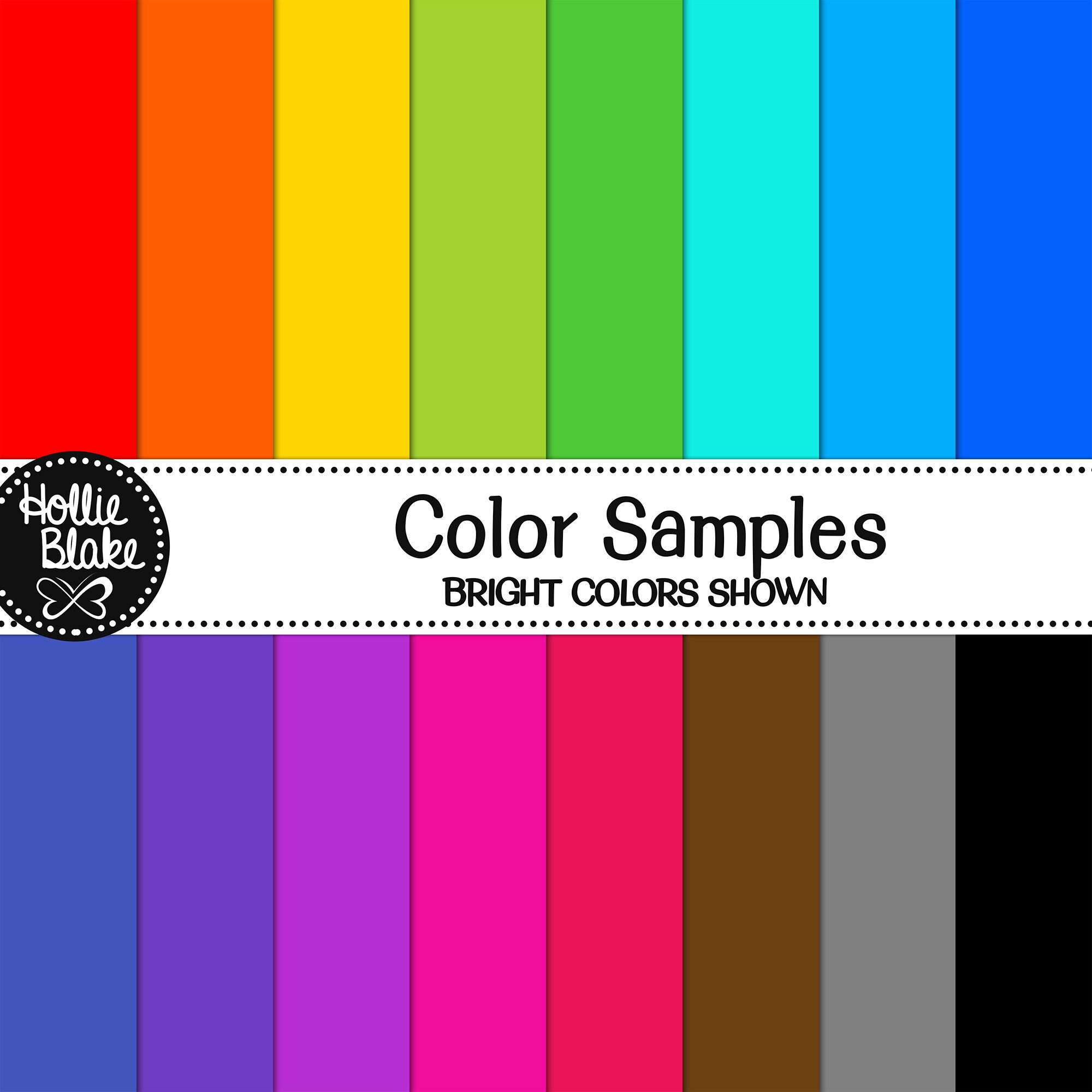 SALE!! 100 Solids Seamless Digital Papers • Rainbow • Seamless ...