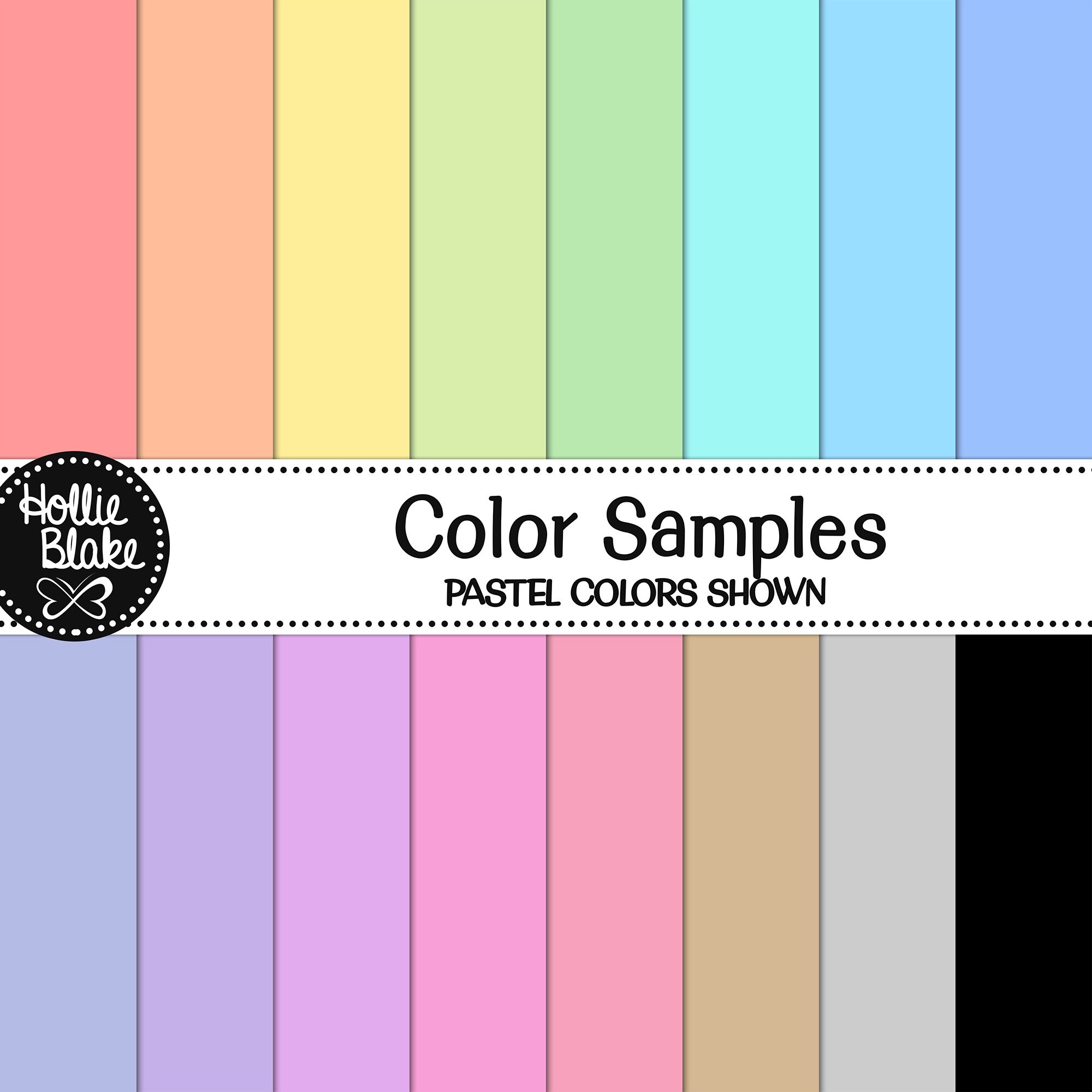 SALE!! 100 Solids Seamless Digital Papers • Rainbow • Seamless ...