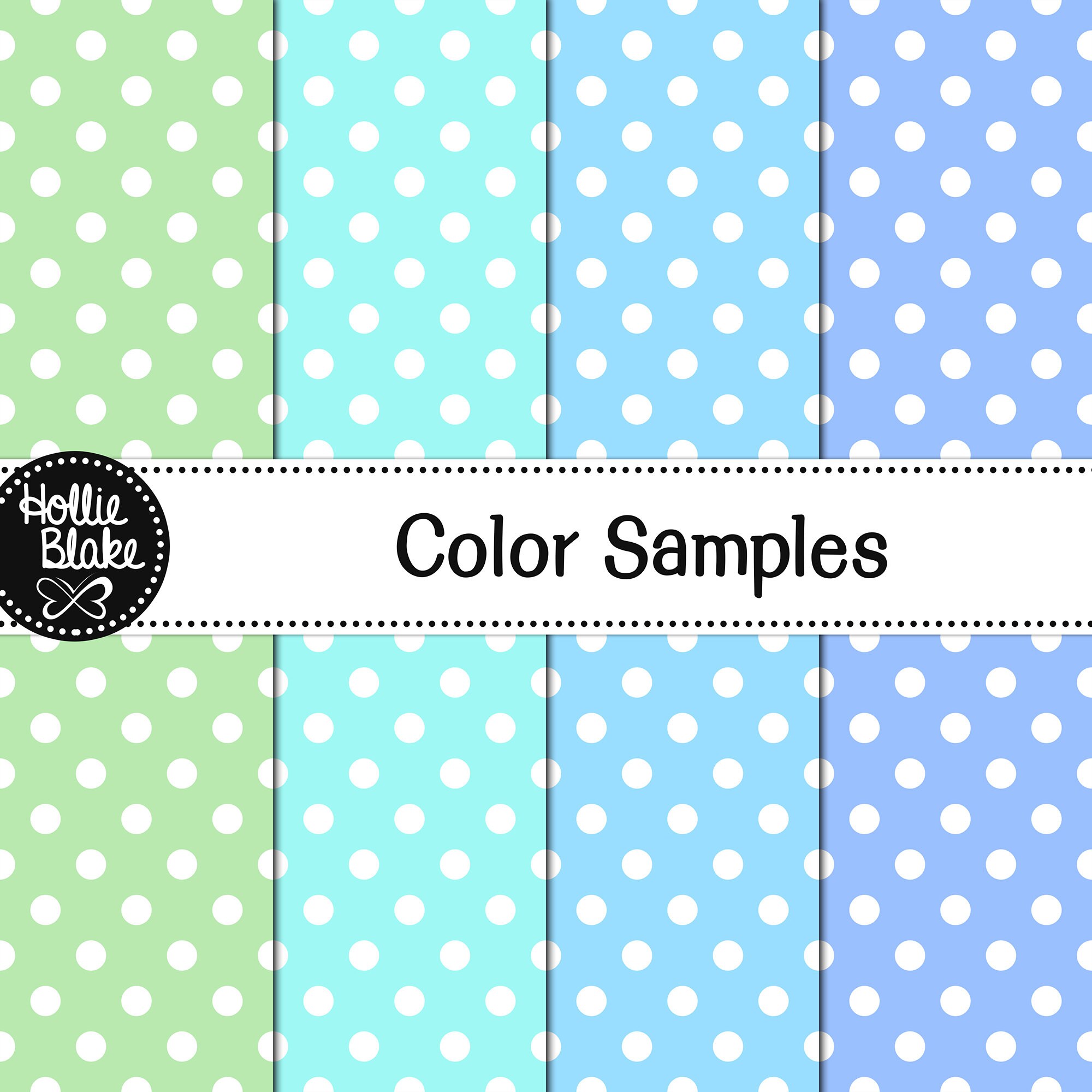 SALE!! 16 Pastel Polka Dots Seamless Digital Papers • Rainbow Digital ...