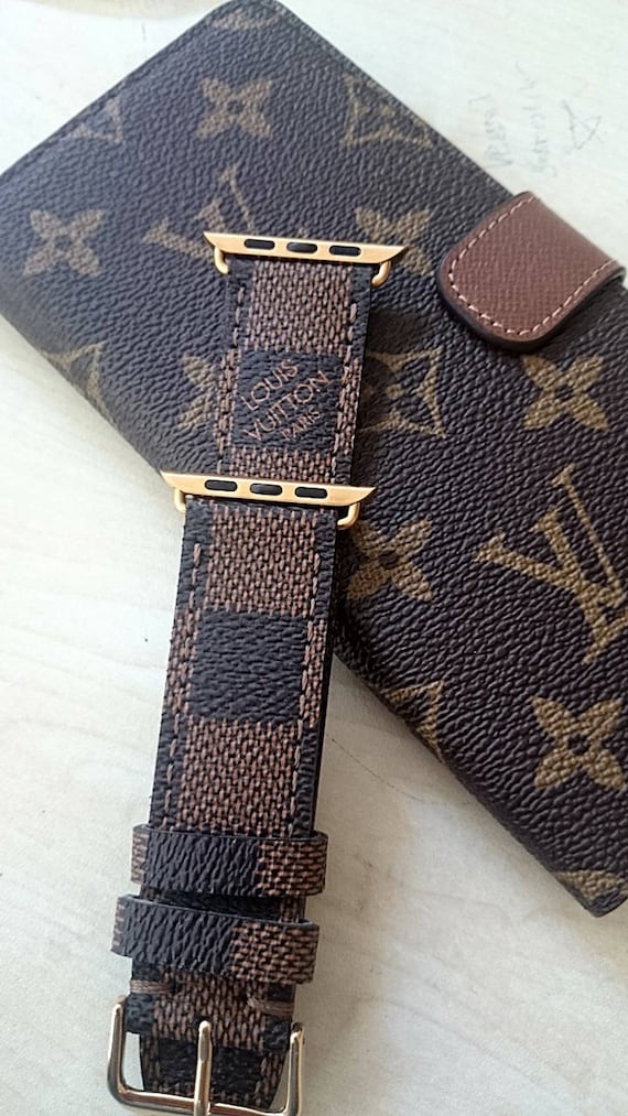 Apple watch strap Lv watch strap Lv damier band louis | Etsy