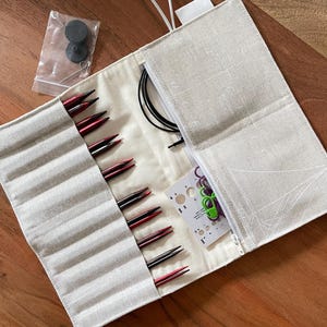 Nadeltasche für Seilsysteme, Stricknadeltasche, Nadeletui, viele Farben