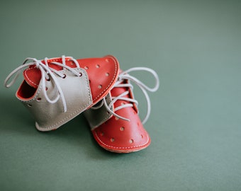 Leather baby shoes (unisex)