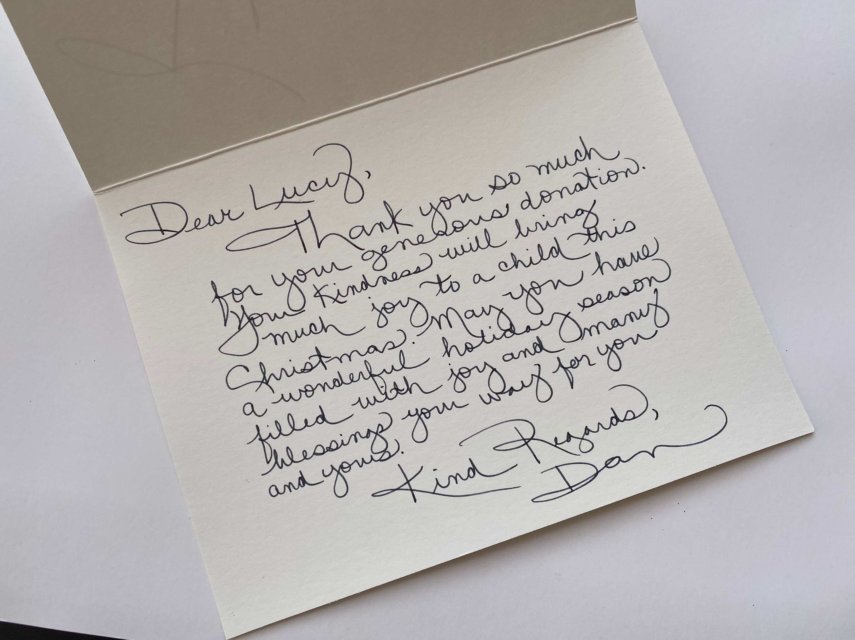 Wedding & Baby Shower Thank You Cards Handwritten, Handwritten Cards