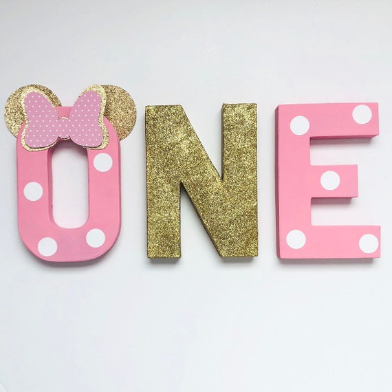 Girl First Birthday Minnie Mouse Party Decorations Etsy