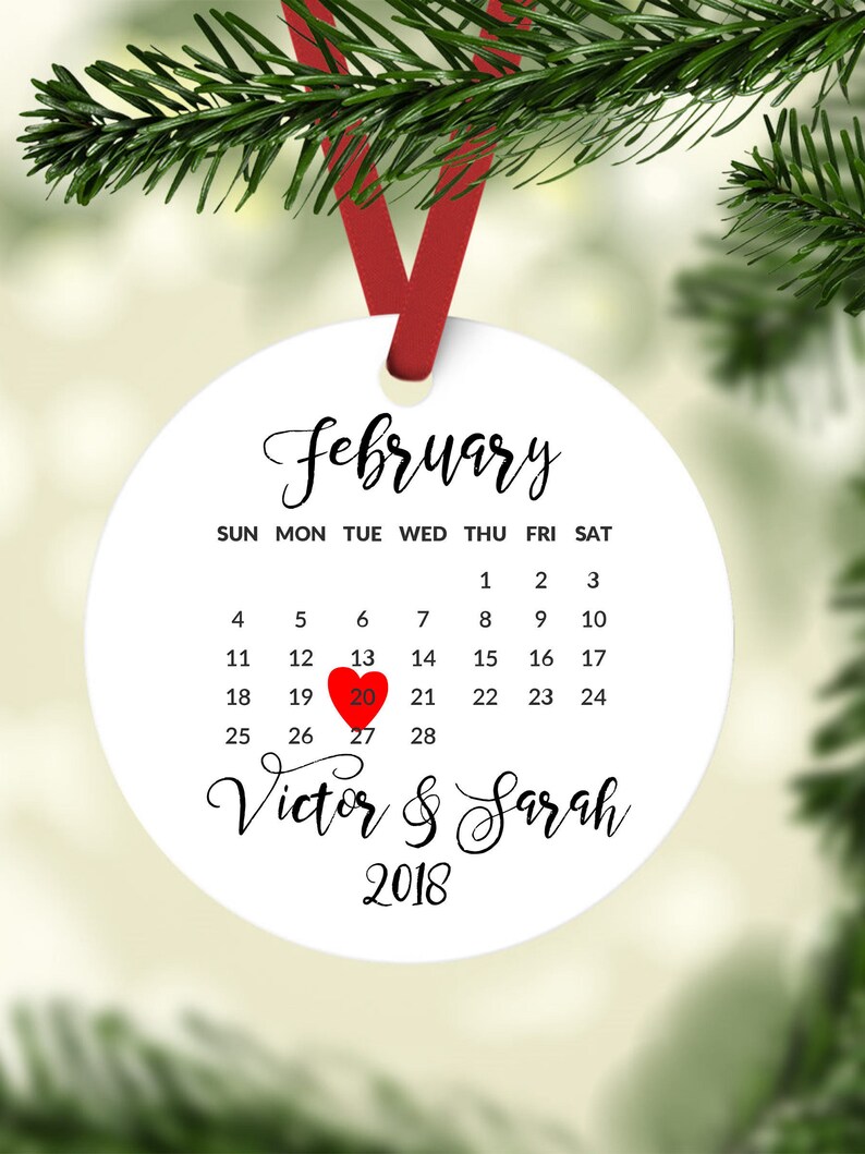 anniversary christmas ornaments