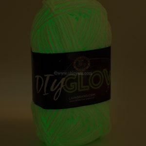 20 Pack Glow in the Dark Yarn for Crochet - 55 Yards Fluorescent Luminous  Scrubb