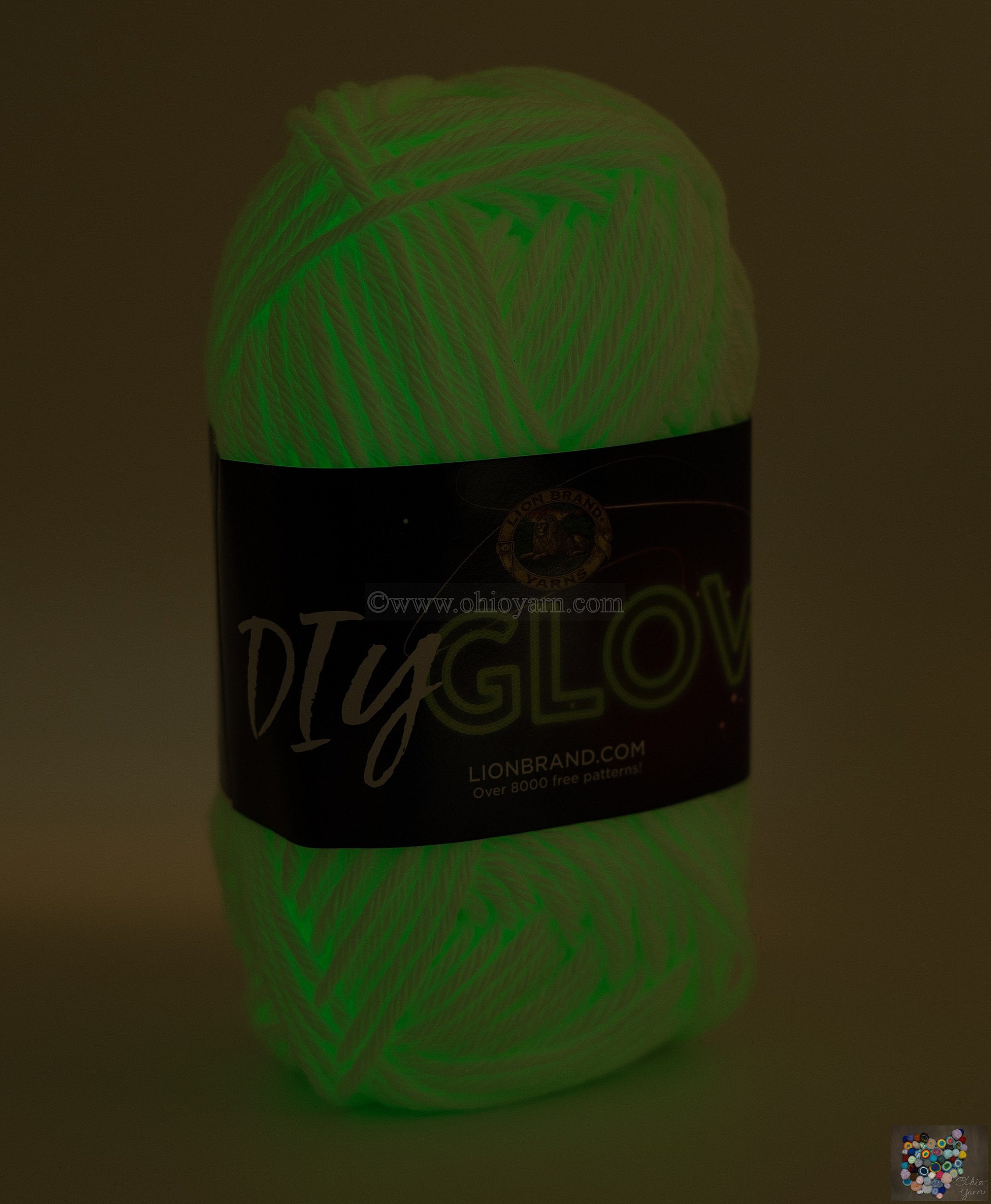 Glow in the Dark Yarn Four Skeins 220 M Glow in the Dark Yarn for Crochet Glow  in the Dark Yarn for Knitting 