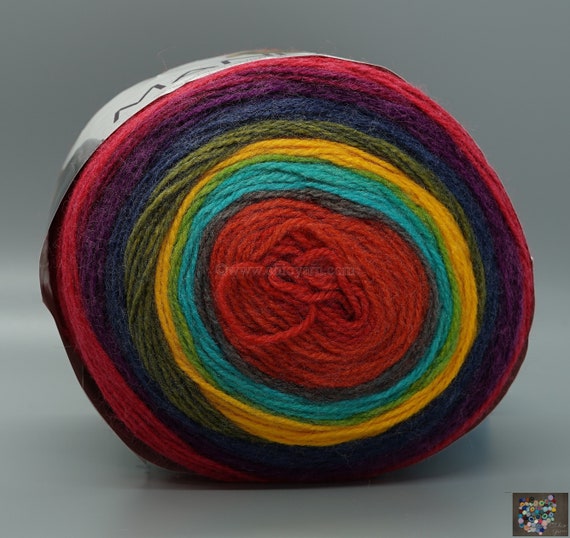 Lot Of 2 Lion Brand Mandala 100% Acrylic Multi-Color Yarn- Wizard weight 3