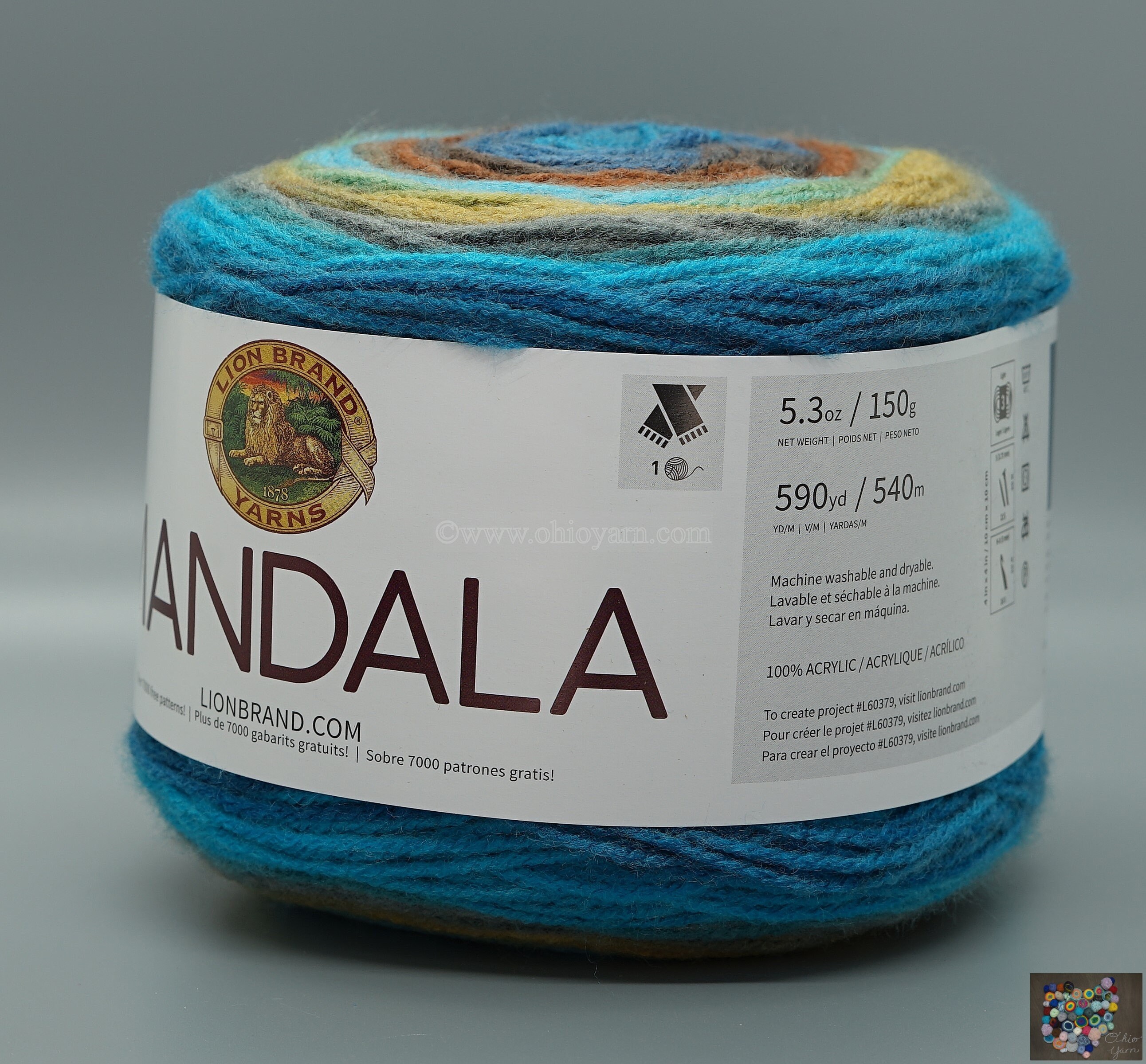 Lion Brand Mandala Baby 216 Narnia Yarn -  Sweden