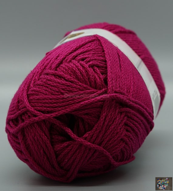 Lion Brand 24/7 Cotton Yarn - Magenta
