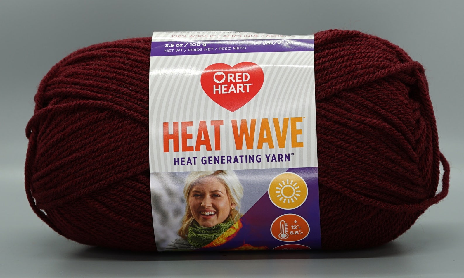 Red Heart Heat Wave 0959 Luggage Yarn Etsy