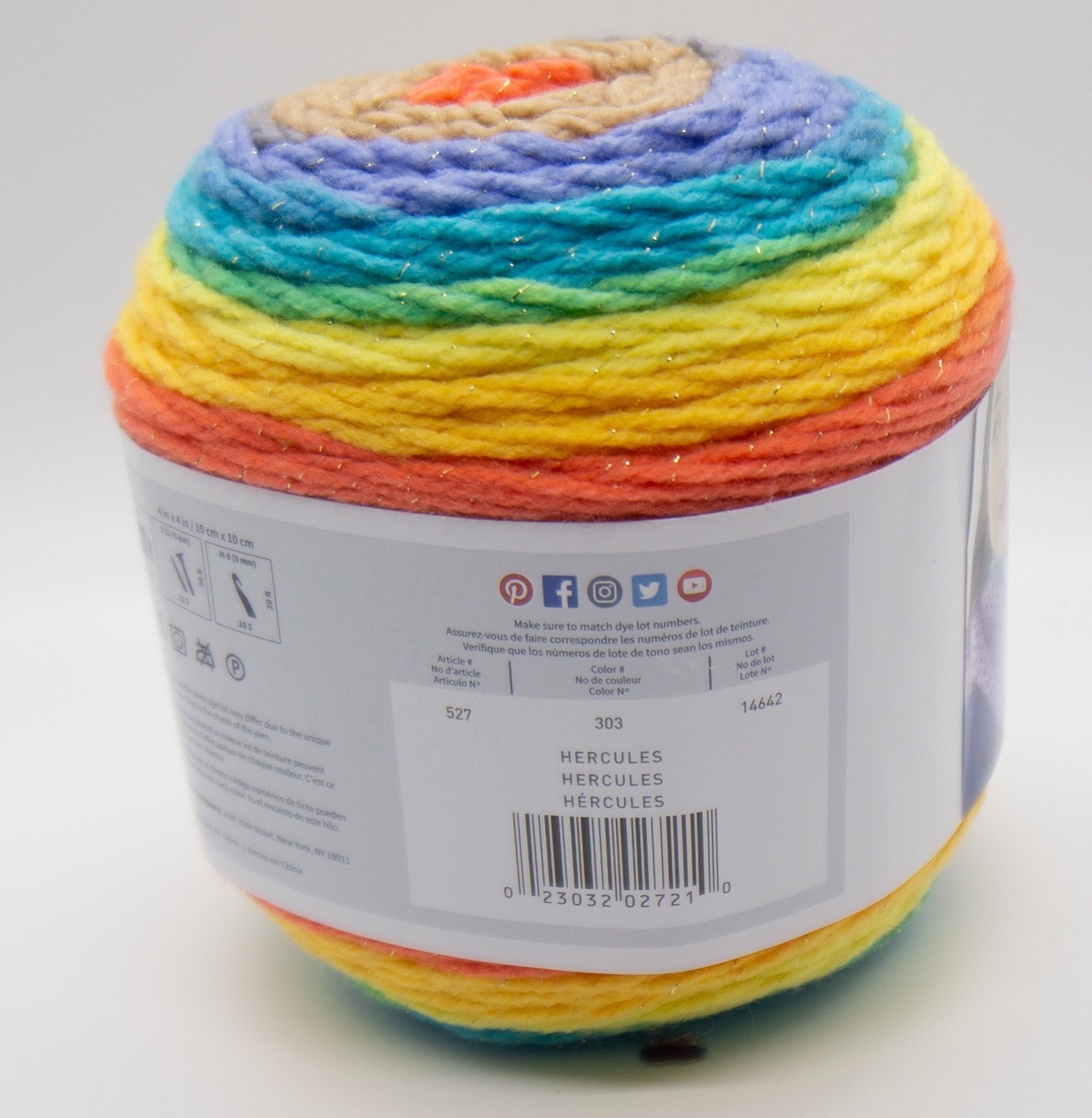 Lion Brand Mandala Sparkle 303 Hercules Yarn Etsy