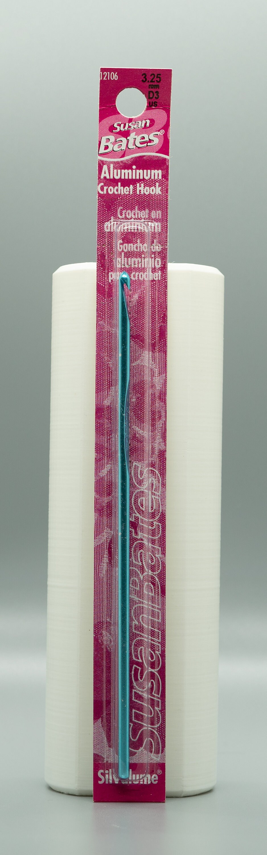 Susan BATES, Marcia Lynn, Zephr, Inline, Crochet Hook, Aluminum, Made in  USA, Used Vintage, Made Small Print, Blank 