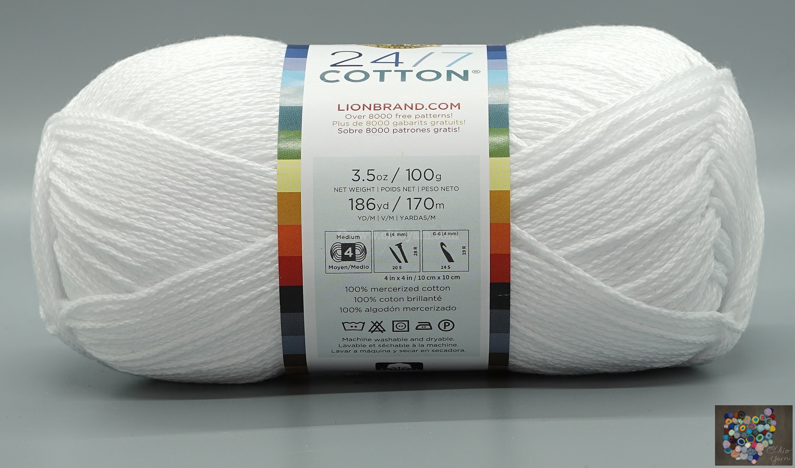 Lion Brand 24/7 Cotton Yarn-Succulent, 1 count - Foods Co.