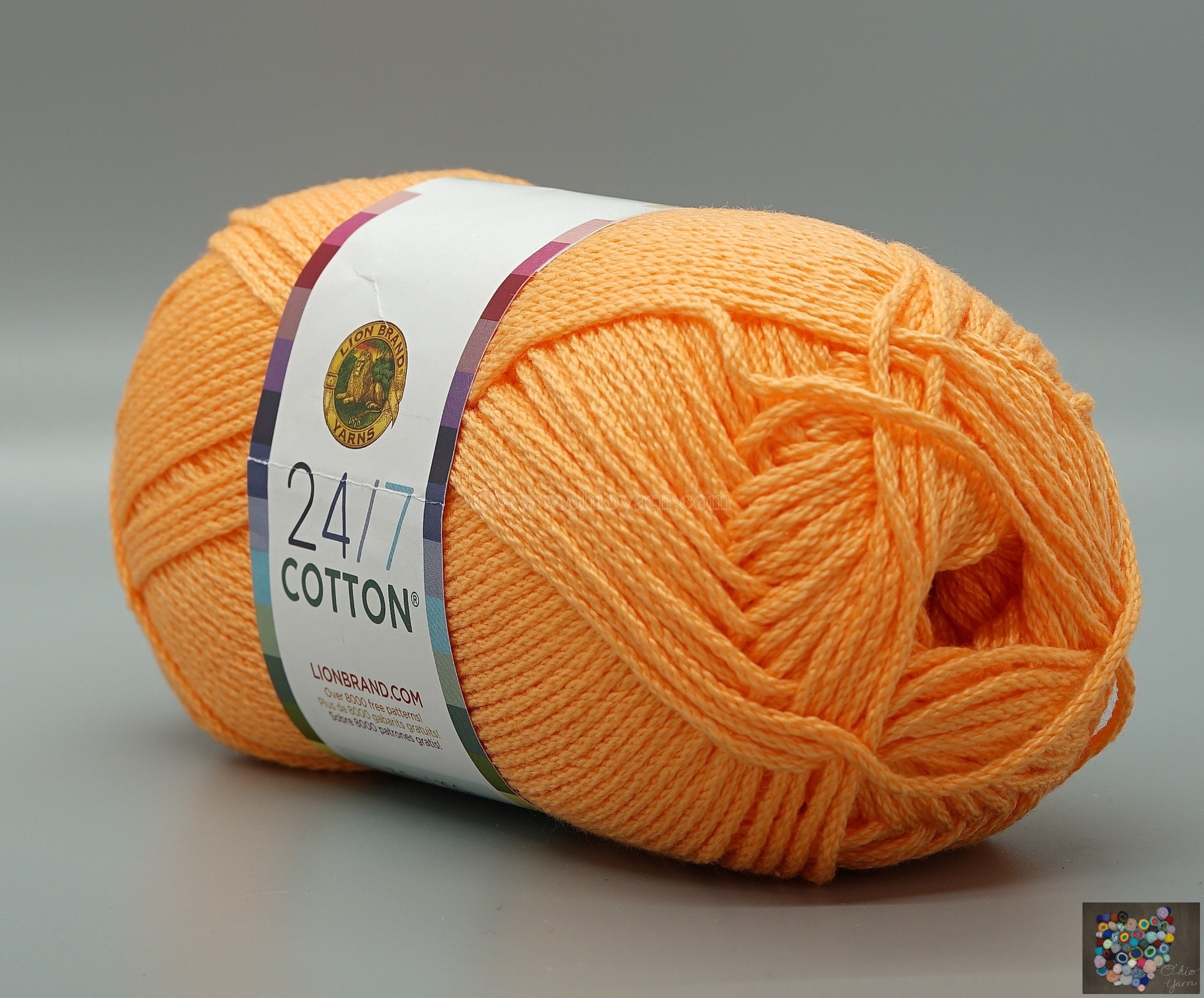 Lion Brand® Yarns 24/7 Cotton Algodon Yarn - Wish I Were Stitching