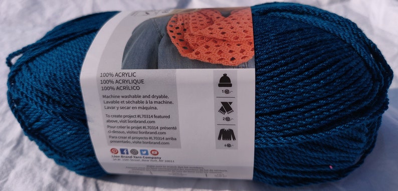Lion Brand ZZ Twist 170 Peacock