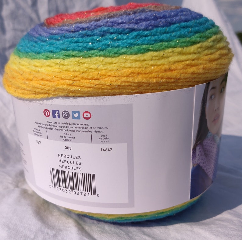 Lion Brand Mandala Sparkle 303 Hercules Yarn Etsy