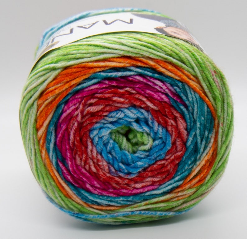 Lion Brand Mandala Ombre 206 Happy Yarn Etsy