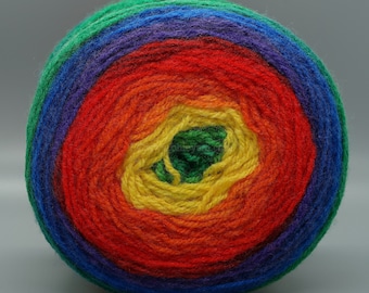Lion Brand Mandala Baby 201 Rainbow Falls yarn