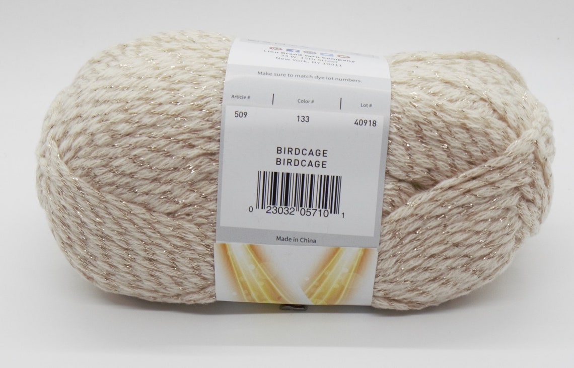 Lion Brand Boogie Nights 133 Birdcage Yarn Etsy