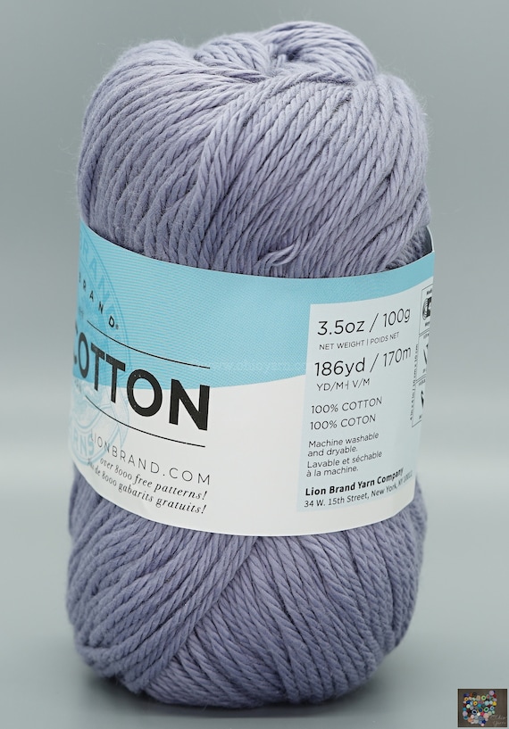 Lion Brand Pima Cotton Yarn - Stone