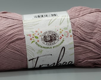 Lion Brand Truboo 122 Mushroom Yarn Bamboo yarn