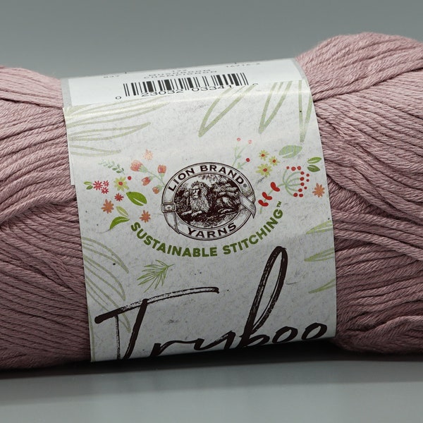 Lion Brand Truboo 122 Mushroom Yarn Bamboo yarn