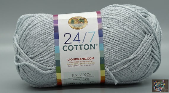 24/7 Cotton Yarn, Mercerized Lion Brand Cotton Yarn