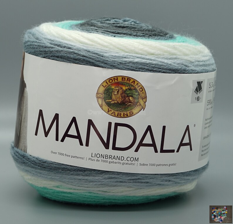Lion Brand Mandala 217 Genie Yarn Etsy