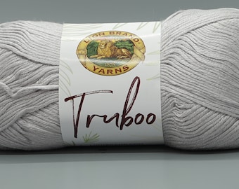 Lion Brand Truboo 149 Silver Yarn Bamboo yarn
