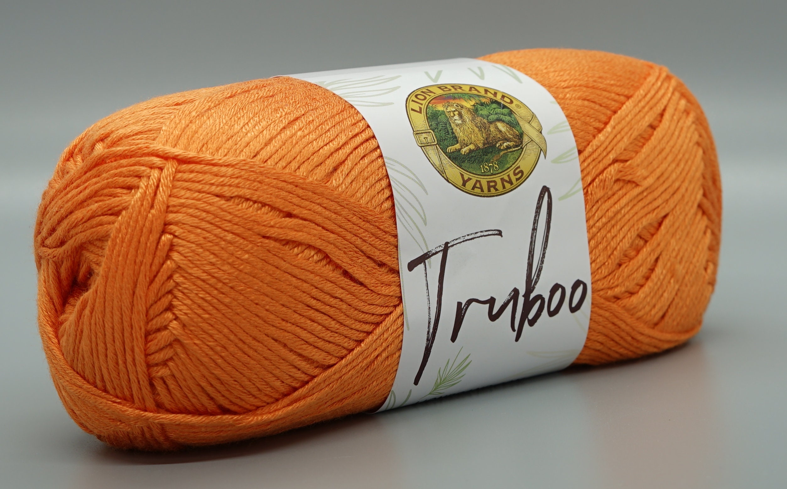 Lion Brand 837-133 Tangerine - Yarn Truboo 