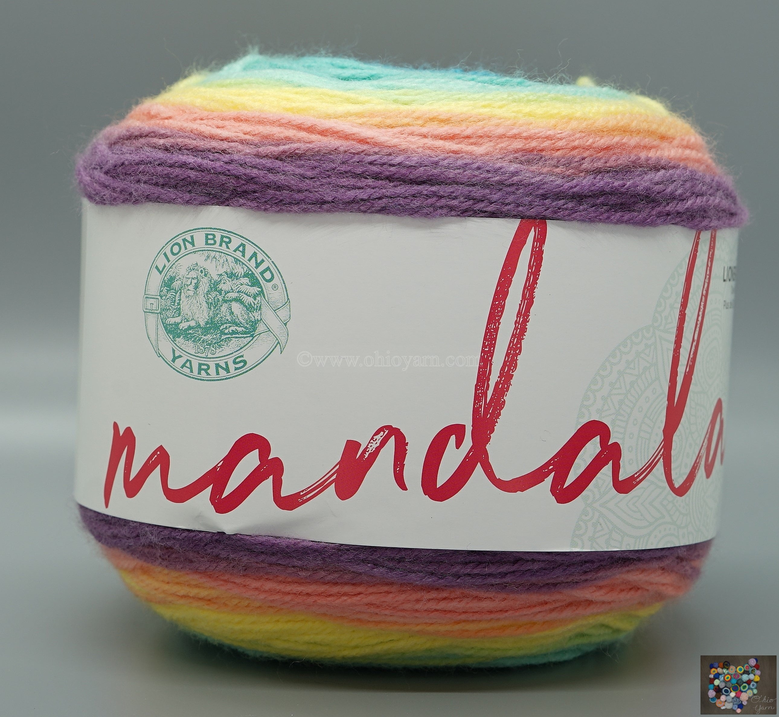 Lion Brand Nifflers Yarn Mandala