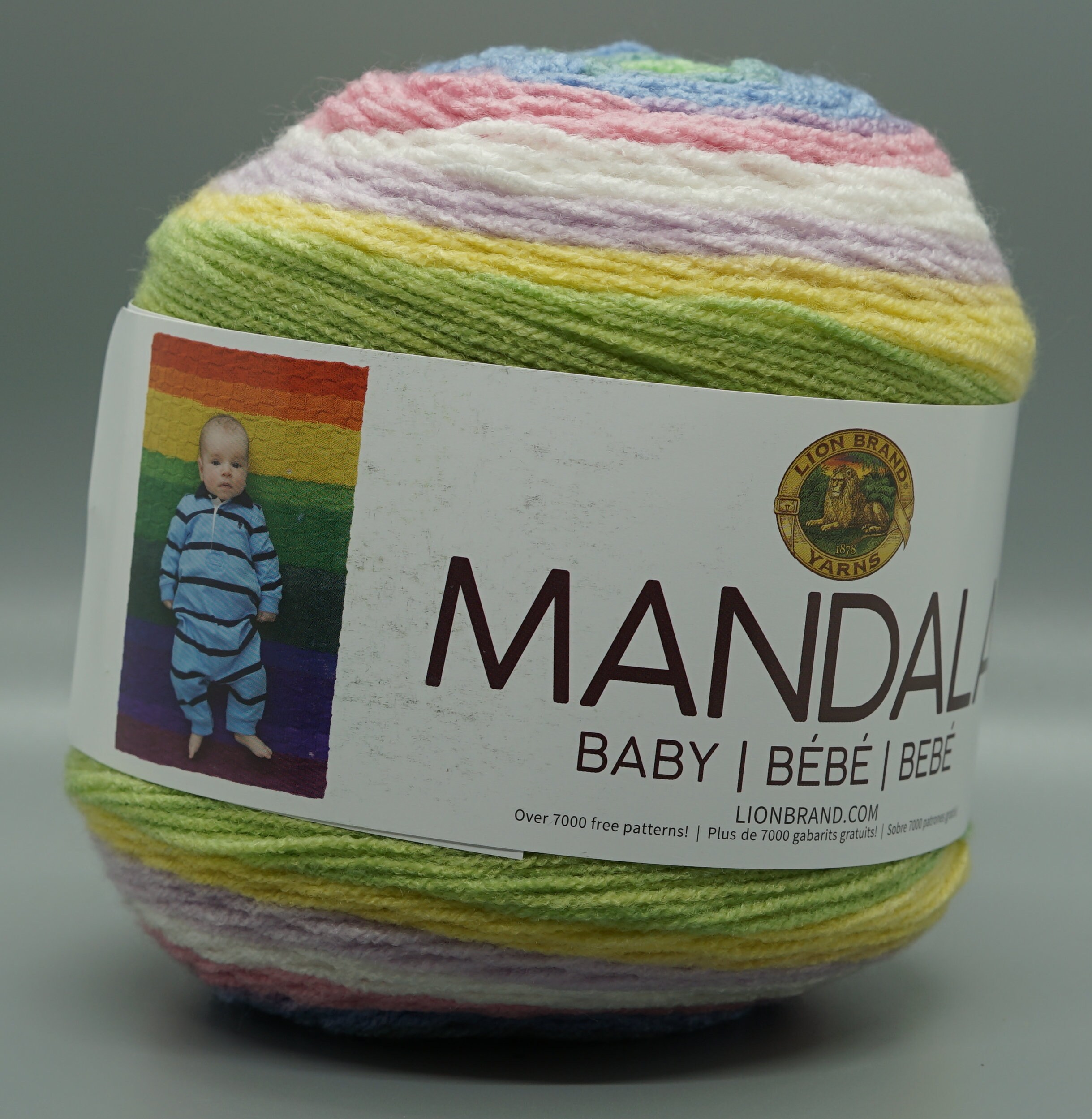 Lion Brand Mandala Baby 213 Neverland Yarn Discontinued by Etsy