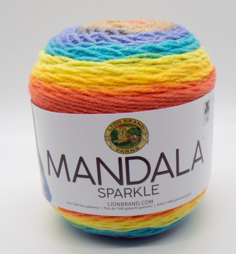 Lion Brand Mandala Sparkle 303 Hercules Yarn Etsy